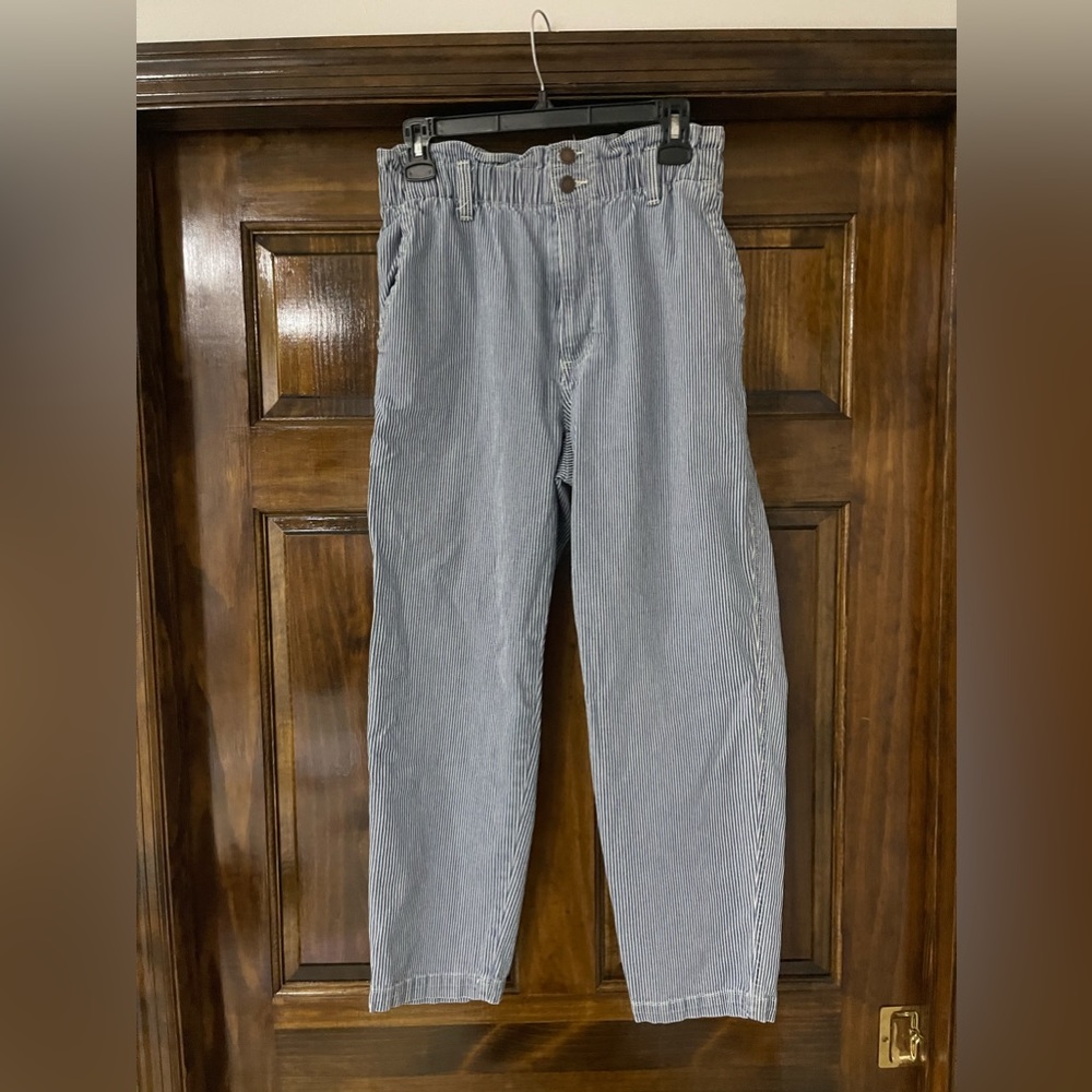 Paper bag waist jeans